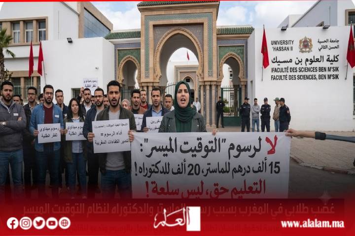 رسوم الماستر والدكتوراه تشعل الجدل.. العصبة المغربية لحقوق الإنسان تطالب بوقفها وتحذر من ضرب تكافؤ الفرص