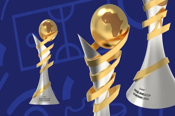 الكاف يكشف عن الكأس الجديدة والهوية البصرية لـ"كان الفوتسال 2026" بالرباط