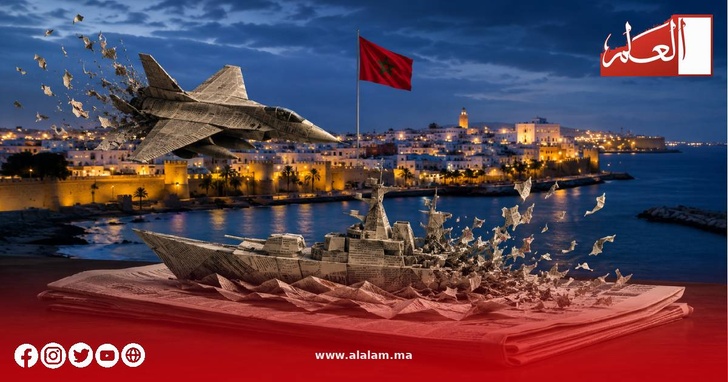 صورة تعبيرية مولّدة: حربهم من ورق… والمغرب يظل مضاءً!
