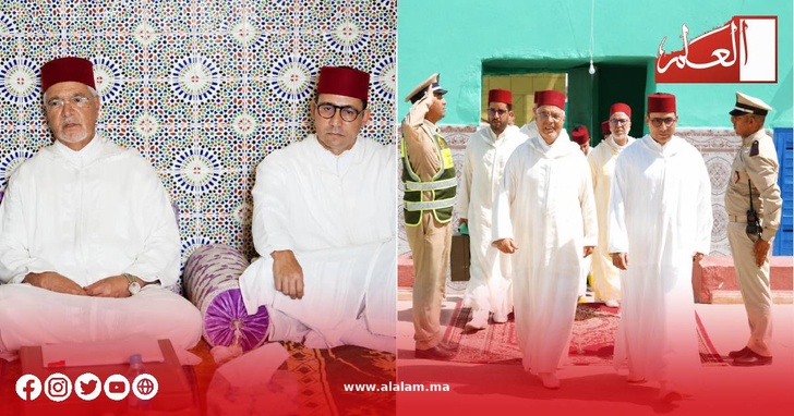 الحاجب الملكي يسلم هبة ملكية لشرفاء زاوية سيدي عبد العزيز بن يفو الحاجب الملكي يسلم هبة ملكية لشرفاء زاوية سيدي عبد العزيز بن يفو