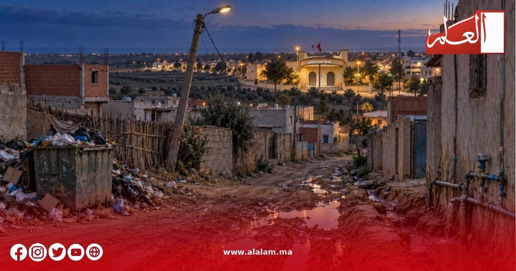 صورة تعبيرية لطريق مهمل أمام مقر جماعة سيدي إسماعيل