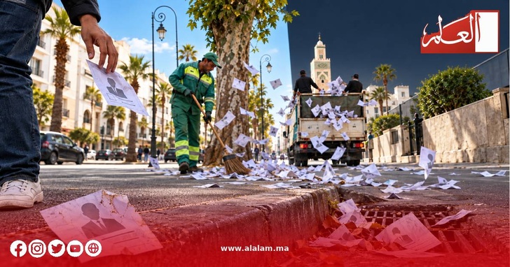 منشورات انتخابية تتحول من وسيلة للتواصل إلى عبء على الشارع وعمال النظافة