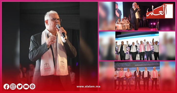 جانب من اللقاء الجماهيري الحاشد الذي ترأسه الدكتور نزار بركة بمدينة طنجة