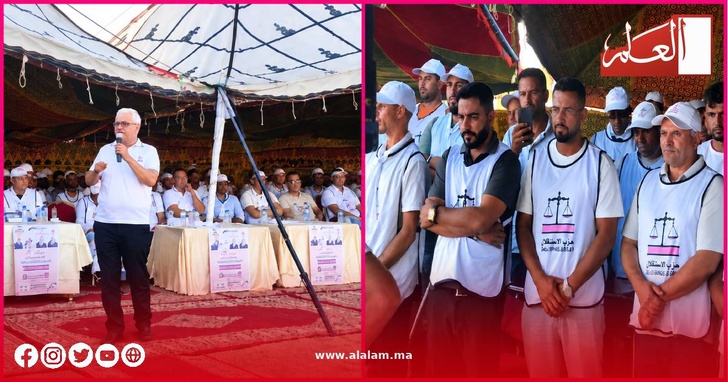 نزار بركة خلال اللقاء التواصلي الحاشد بجماعة السواكن نزار بركة خلال اللقاء التواصلي الحاشد بجماعة السواكن