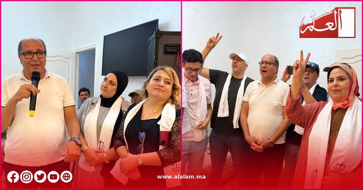 مداخلات وتفاعل خلال محطة الحملة الانتخابية لحزب الاستقلال
