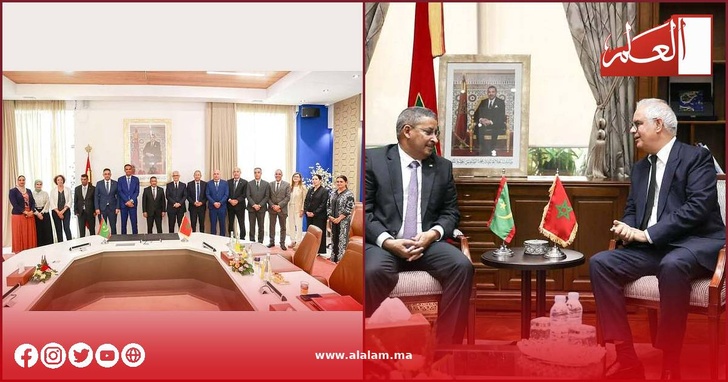 صورة جماعية توثق توقيع الاتفاقية واللقاء الثنائي الختامي