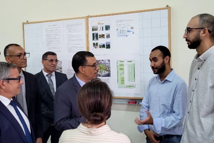 عامل إقليم سيدي قاسم يعطي انطلاقة مدرسة شمسي للفلاحة والتكنولوجيا بمشرع بلقصيري