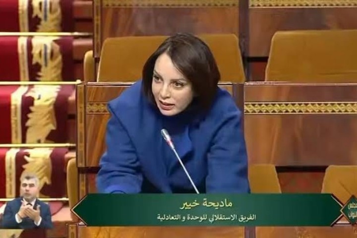 ماديحة خيير ثاني امرأة في تاريخ حزب الاستقلال تقود الفريق النيابي للحزب بمجلس النواب