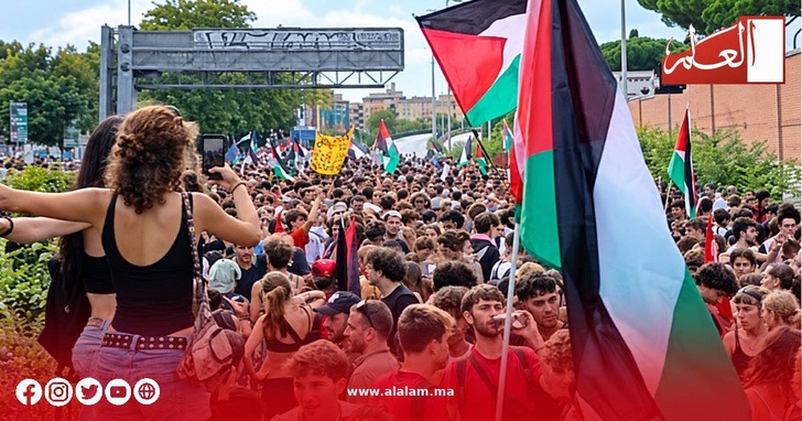 تحركات تضامنية مع الشعب الفلسطيني في إيطاليا