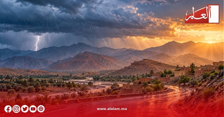 زخات رعدية مرتقبة بستة أقاليم مغربية تستدعي اليقظة زخات رعدية مرتقبة بستة أقاليم مغربية تستدعي اليقظة