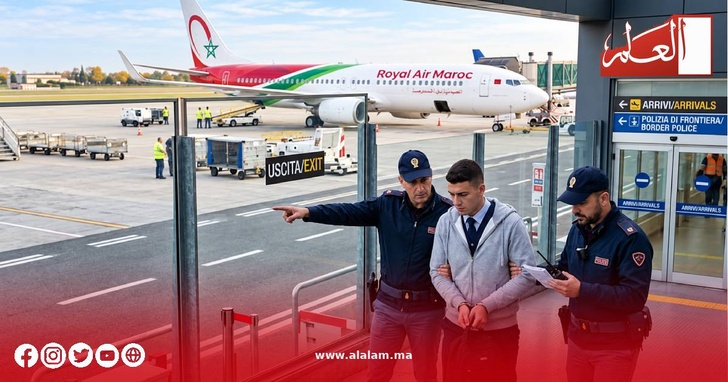 توقيف مضيف جوي مغربي بمطار بولونيا توقيف مضيف جوي مغربي بمطار بولونيا