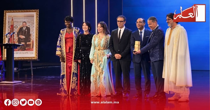 جانب من حفل التتويج بالمهرجان الدولي المغاربي للفيلم بوجدة جانب من حفل التتويج بالمهرجان الدولي المغاربي للفيلم بوجدة