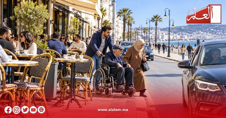 حق الراجلين في أرصفة آمنة بطنجة