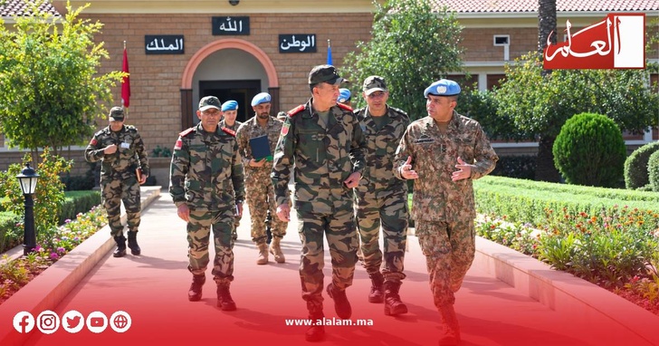 محمد بريظ وجواد أحمد خلال اللقاء بمقر قيادة المنطقة الجنوبية بأكادير محمد بريظ وجواد أحمد خلال اللقاء بمقر قيادة المنطقة الجنوبية بأكادير