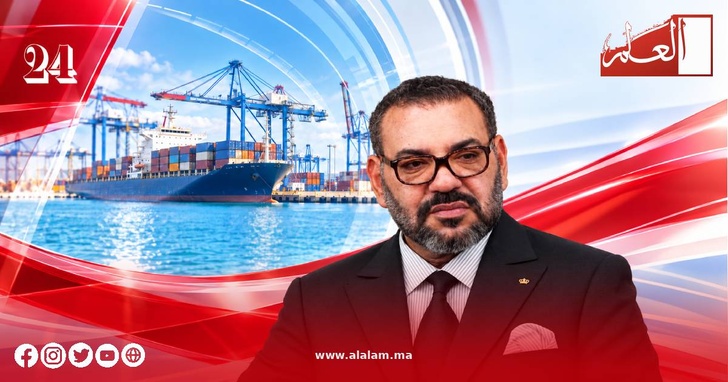 الملك محمد السادس يتصدر منشور الصحيفة الإيطالية حول المشاريع المينائية المغربية