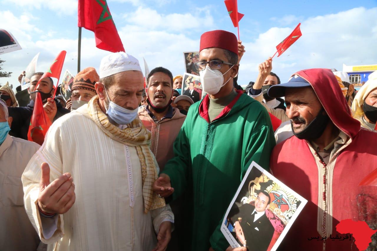 تظاهرة بمراكش إحتفاءً بالإعتراف الأمريكي بسيادة المغرب التامة على صحرائه