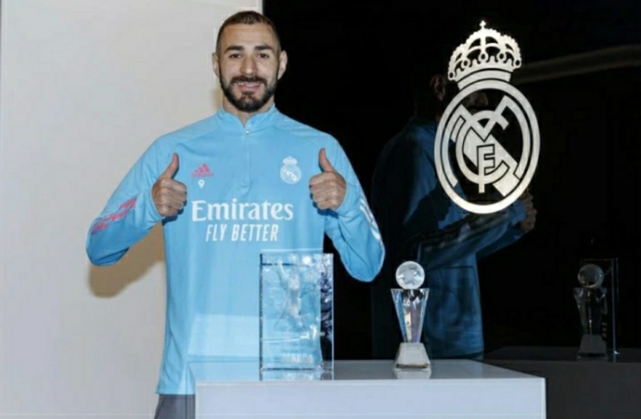 بنزيما أفضل لاعب في الليغا لموسم 2020