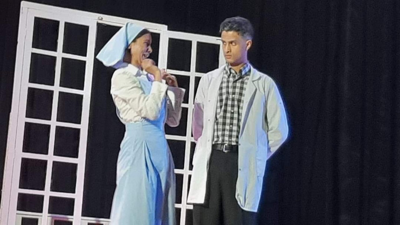 العرض الاول لمسرحية " العيادة الأخيرة " بمسرح دار الثقافة بالقصر الكبير  العرض الاول لمسرحية " العيادة الأخيرة " بمسرح دار الثقافة بالقصر الكبير