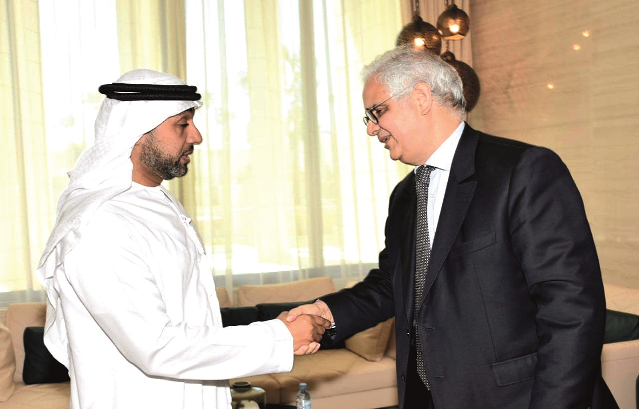 وفد استقلالي برئاسة الأخ الأمين العام يقدم واجب العزاء في الرئيس الإماراتي وفد استقلالي برئاسة الأخ الأمين العام يقدم واجب العزاء في الرئيس الإماراتي