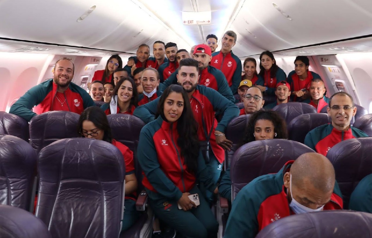 وصول الدفعة الأولى من الوفد المغربي المشارك في الألعاب المتوسطية بوهران