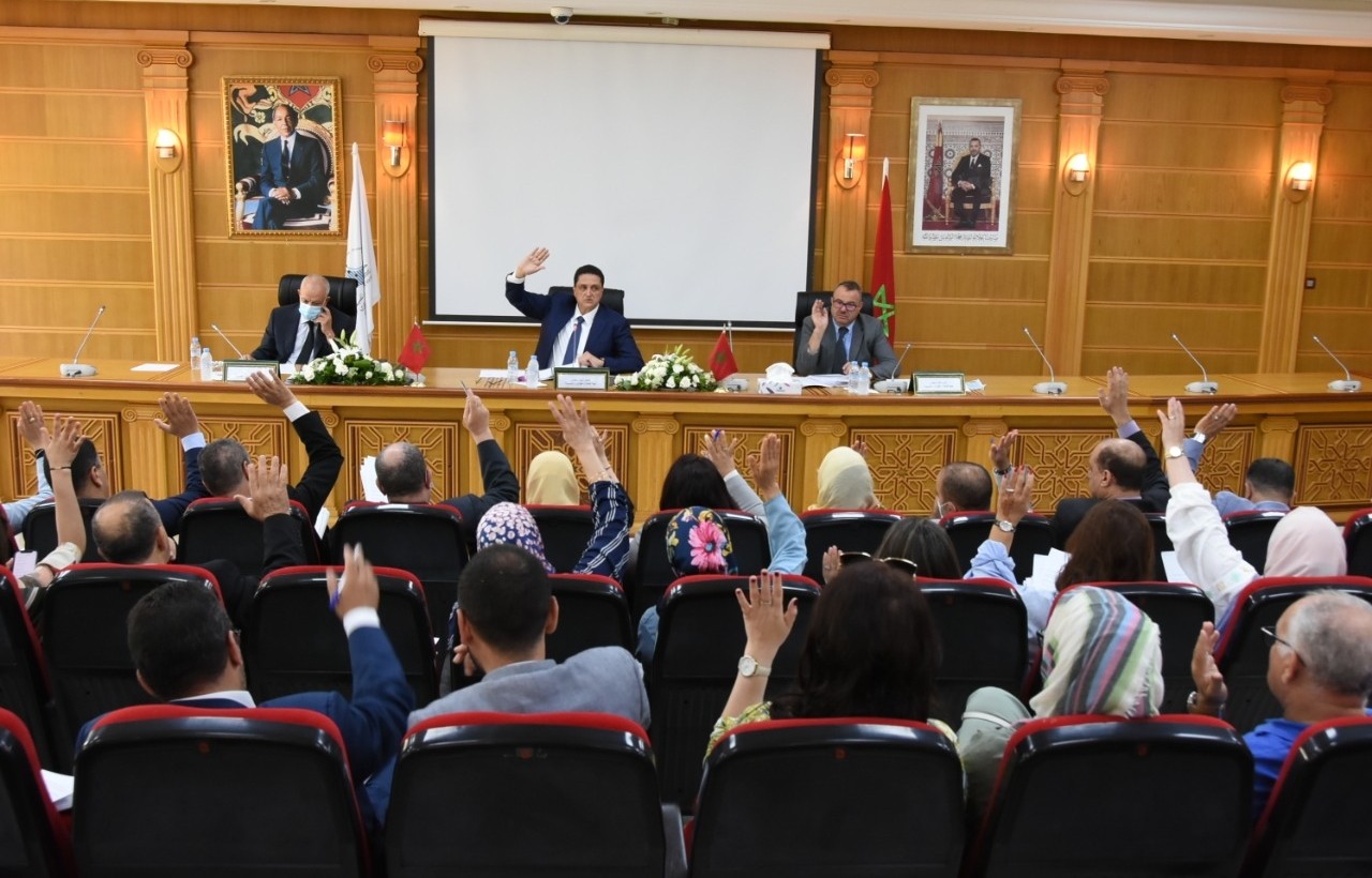 المصادقة بالإجماع على جدولة أعمال دورة مجلس جهة الشمال