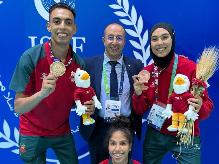 ذهبية جديدة للتايكوندو المغربي خلال اليوم الثالث بالألعاب الإسلامية 