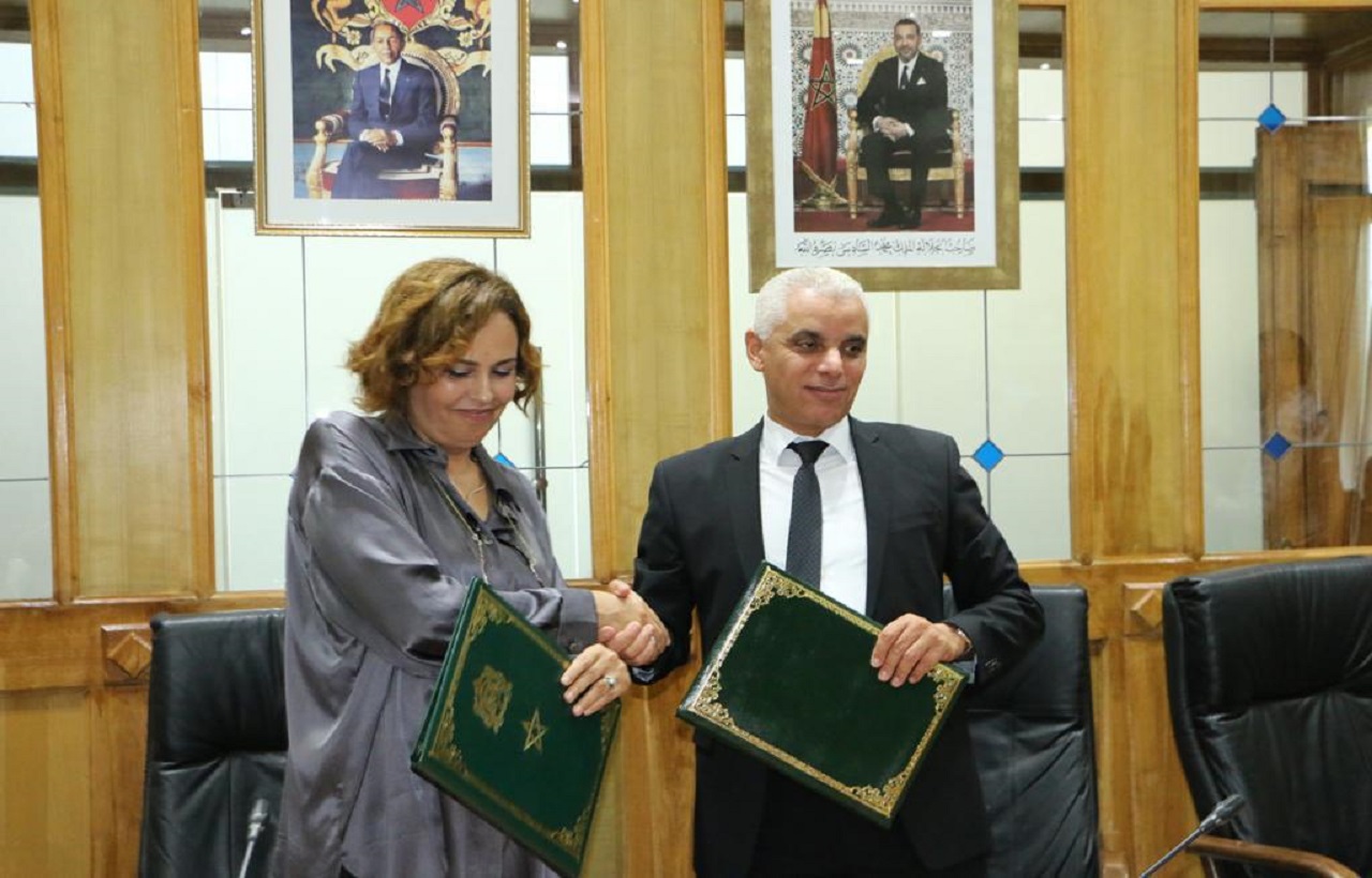 آيت طالب يوقع اتفاقية إطار للشراكة بين وزارة الصحة ومنظمة  "ما تقيش ولدي"