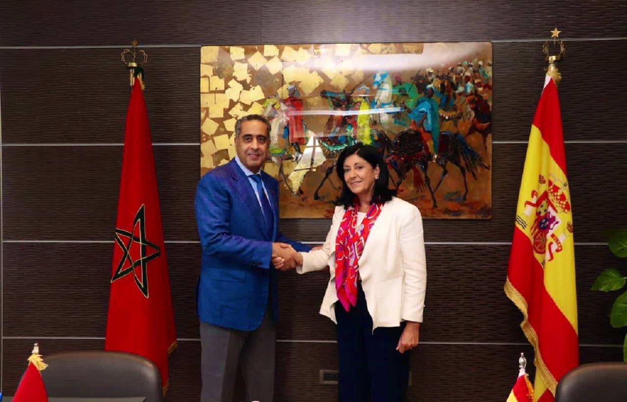 حموشي يستقبل مديرة المركز الوطني للاستخبارات الإسبانية حموشي يستقبل مديرة المركز الوطني للاستخبارات الإسبانية