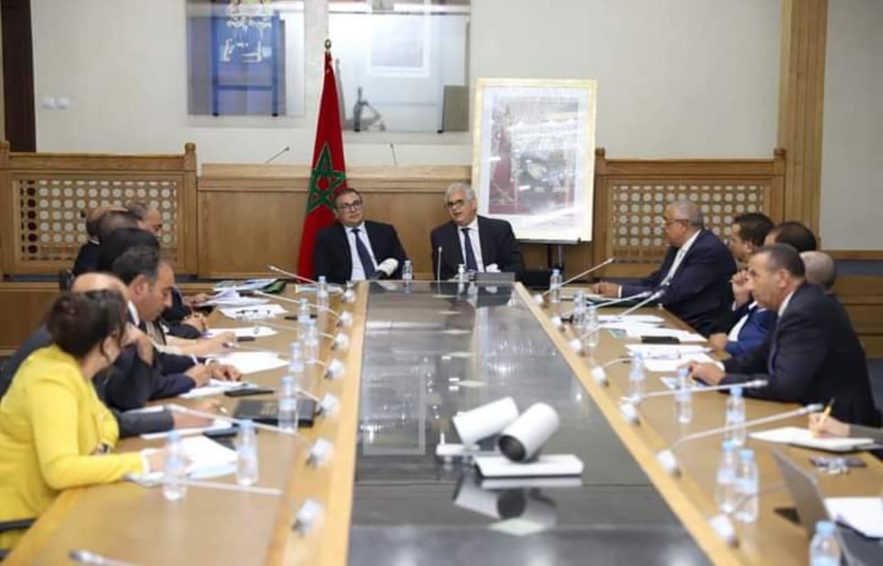 وزير التجهيز والماء في لقاء مع وفد رئيس مجلس جهة بني ملال خنيفرة ومشاريع مهيكلة على طاولة النقاش وزير التجهيز والماء في لقاء مع وفد رئيس مجلس جهة بني ملال خنيفرة ومشاريع مهيكلة على طاولة النقاش