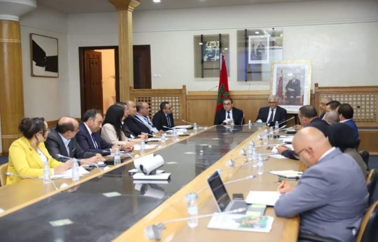 وزير التجهيز والماء في لقاء مع وفد رئيس مجلس جهة بني ملال خنيفرة ومشاريع مهيكلة على طاولة النقاش وزير التجهيز والماء في لقاء مع وفد رئيس مجلس جهة بني ملال خنيفرة ومشاريع مهيكلة على طاولة النقاش