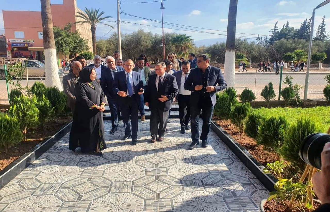 القنصل العام لدولة إسبانيا في زيارة لمنتزه عين أسردون والمتجر التضامني بجهة بني ملال خنيفرة