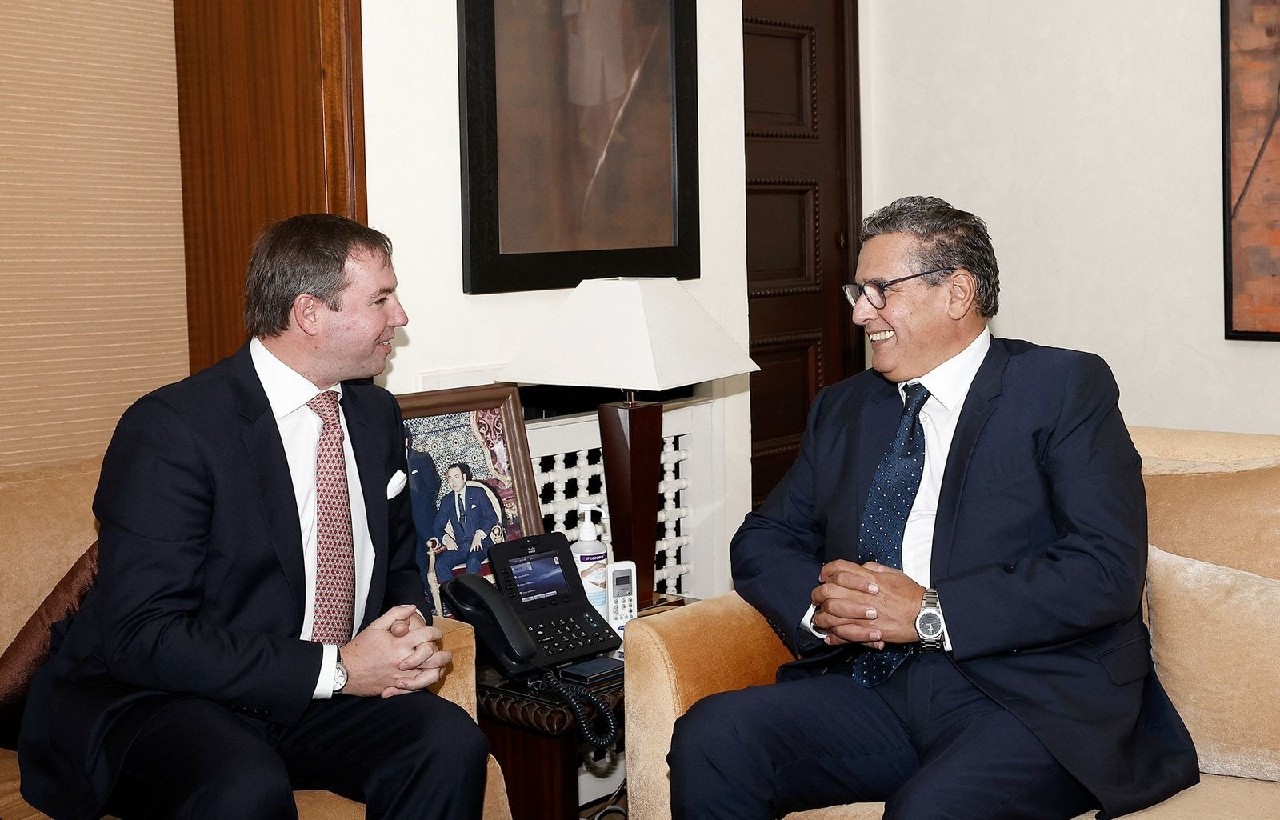 أخنوش يستقبل ولي عهد اللوكسمبورغ في الرباط أخنوش يستقبل ولي عهد اللوكسمبورغ في الرباط