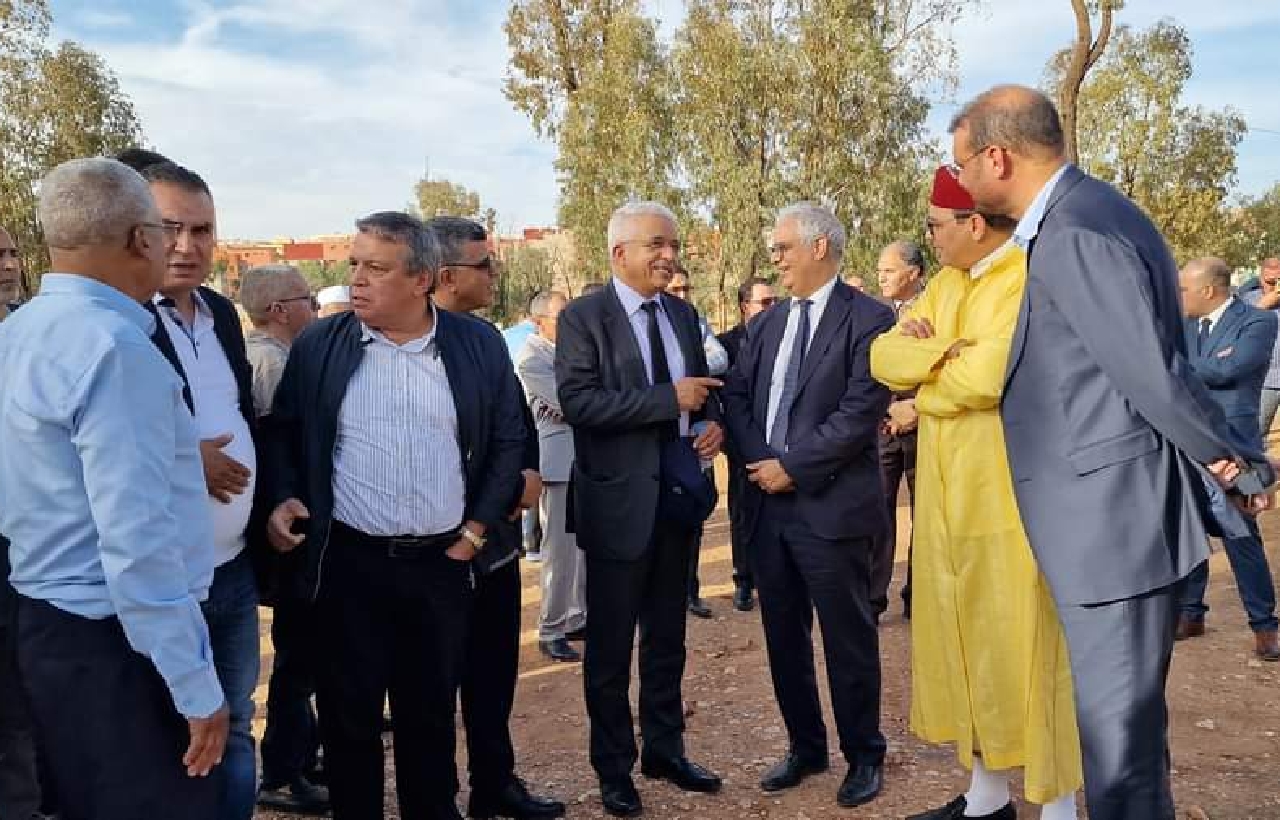 نزار بركة يحضر مراسم تشييع جنازة الراحل عبد الرحمان خيير