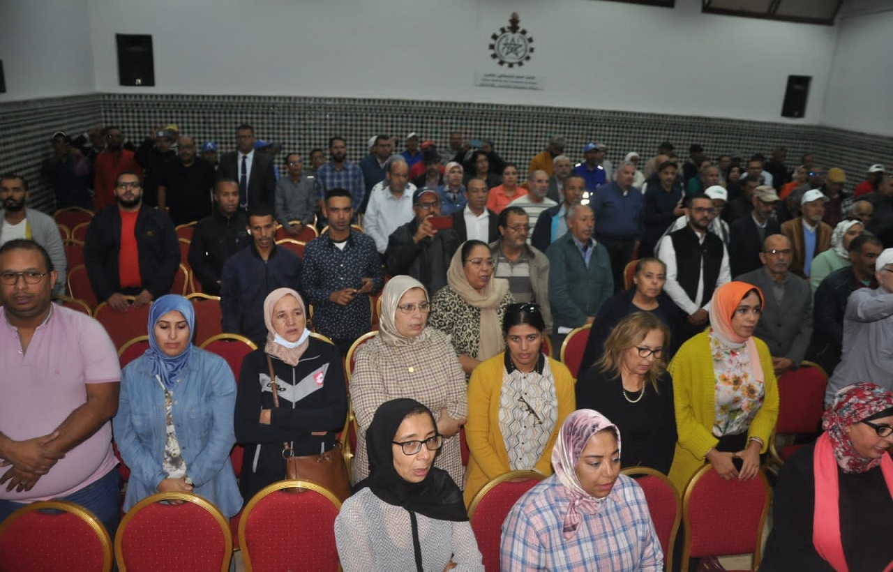 انتخاب عبد الصمد امصاد بالإجماع كاتبا اقليميا للرباط انتخاب عبد الصمد امصاد بالإجماع كاتبا اقليميا للرباط