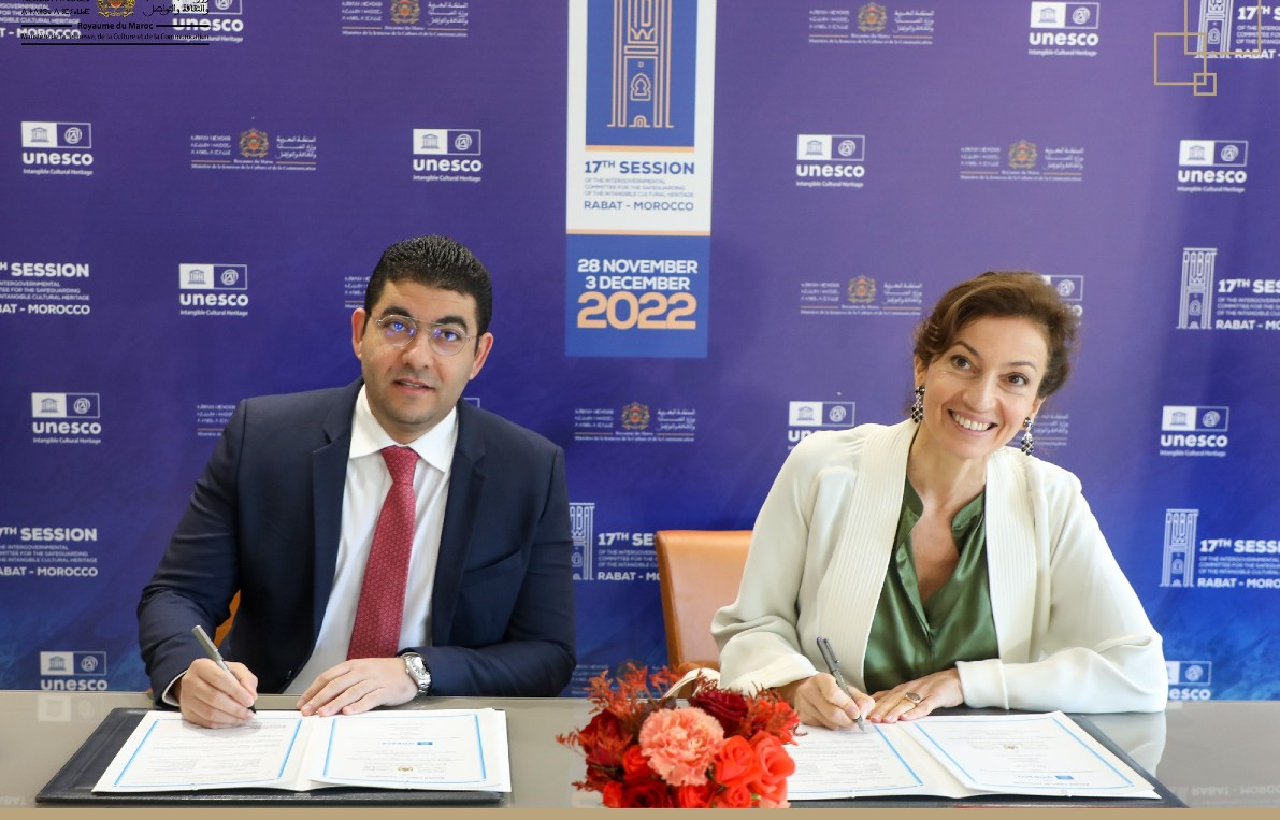 بنسعيد يبرم اتفاقية شراكة مع منظمة اليونسكو بنسعيد يبرم اتفاقية شراكة مع منظمة اليونسكو