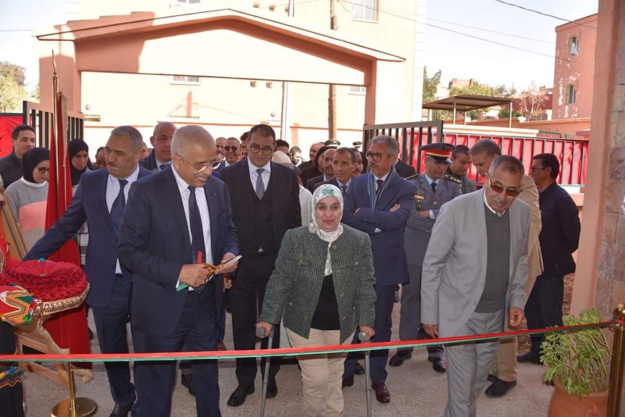 الوالي المنسق العام للمبادرة الوطنية للتنمية البشرية يشرف على تدشين مراكز اجتماعية إنسانية بأزيلال