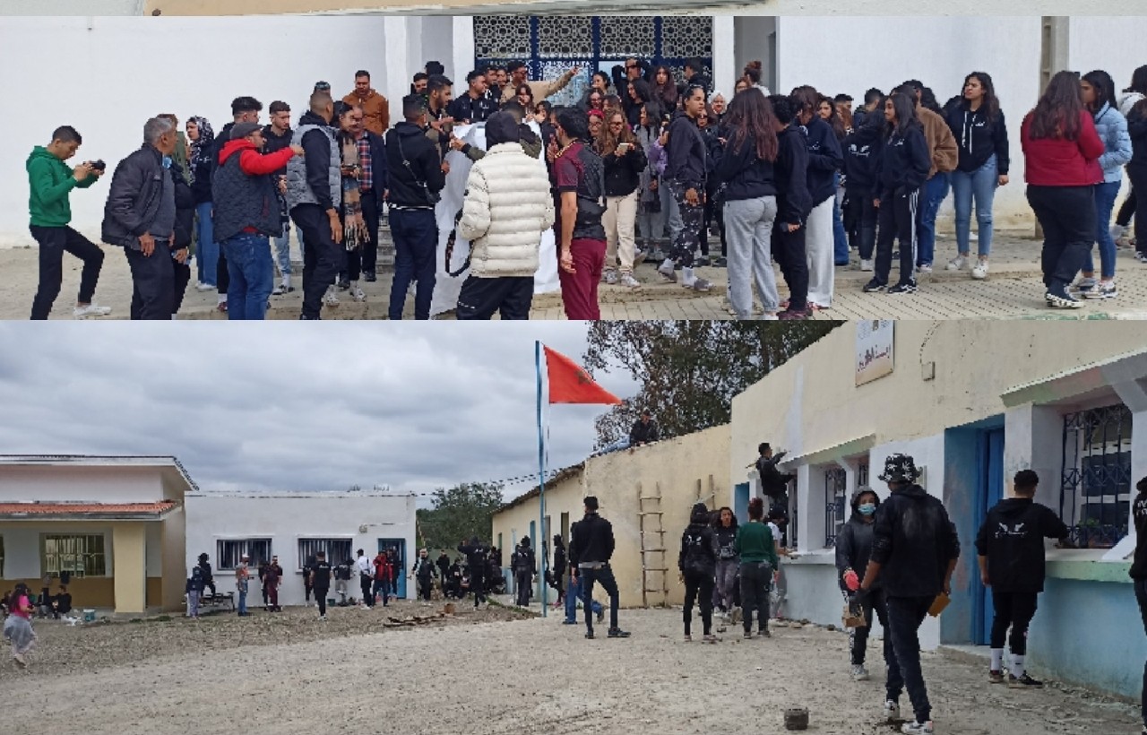 قافلة "انير" الإنسانية  تحط الرحال بضواحي وزان قافلة "انير" الإنسانية  تحط الرحال بضواحي وزان