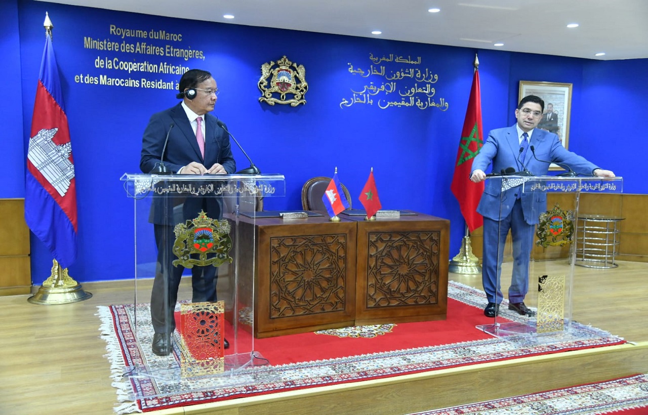 مملكة كمبوديا تعرب عن دعمها الكامل لسيادة المملكة المغربية ووحدتها الترابية مملكة كمبوديا تعرب عن دعمها الكامل لسيادة المملكة المغربية ووحدتها الترابية