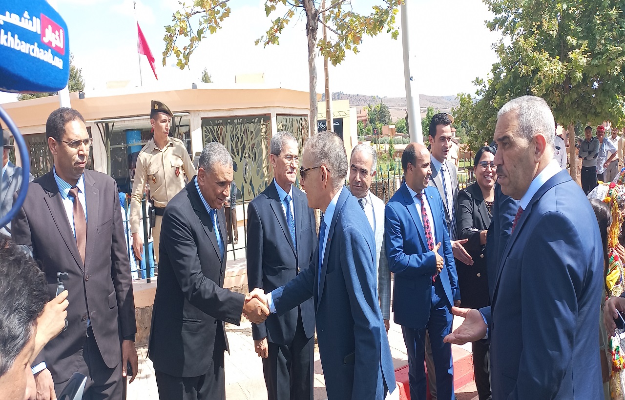 بالصور.. افتتاح متحف أزيلال جيوبارك مكون بحضور المهدي القطبي رئيس المؤسسة الوطنية للمتاحف بالصور.. افتتاح متحف أزيلال جيوبارك مكون بحضور المهدي القطبي رئيس المؤسسة الوطنية للمتاحف