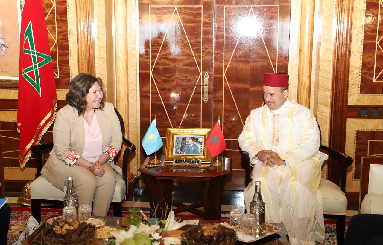رئيس مجلس المستشارين يستقبل سفيرة كازاخستان لدى المغرب