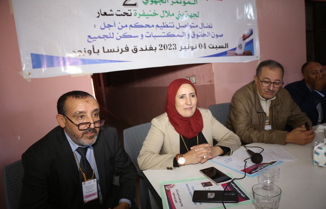 تجديد الثقة في الكاتب الجهوي للجامعة الوطنية للتجهيز والنقل والماء واللوجستيك جهة بني ملال خنيفرة تجديد الثقة في الكاتب الجهوي للجامعة الوطنية للتجهيز والنقل والماء واللوجستيك جهة بني ملال خنيفرة