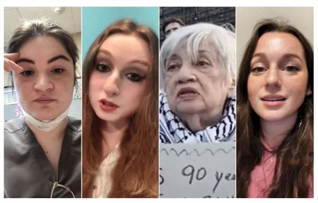 "إسرائيليات في أمريكا يدعمن غزة" وينتفضن ضد إسرائيل "إسرائيليات في أمريكا يدعمن غزة" وينتفضن ضد إسرائيل