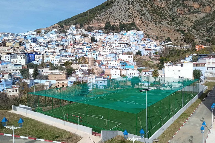 شفشاون: قرب افتتاح المركب التجاري بطريق رأس الماء شفشاون: قرب افتتاح المركب التجاري بطريق رأس الماء