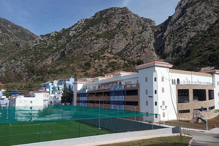 شفشاون: قرب افتتاح المركب التجاري بطريق رأس الماء شفشاون: قرب افتتاح المركب التجاري بطريق رأس الماء