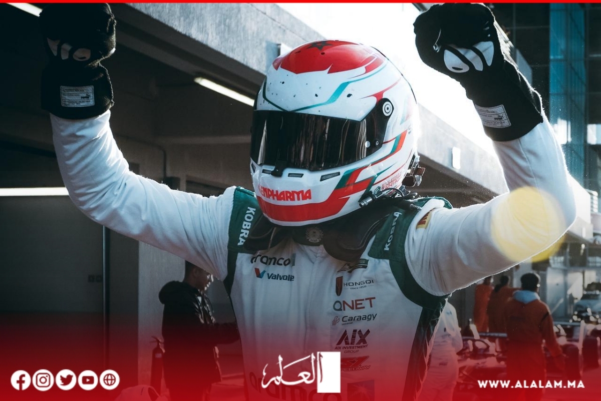 سليمان الزنفري يتألق في بطولة الفورمولا 4 بالكويت