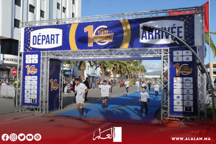 المغرب يحصد جوائز السباق الدولي 10 كلم لمدينة المضيق