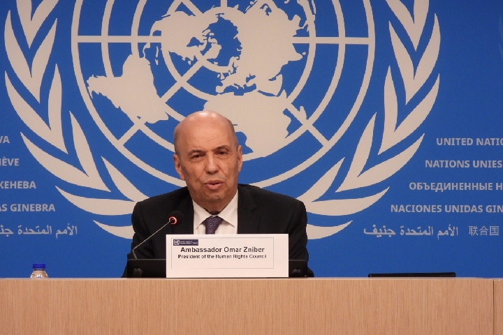 عمر زنيبر يطالب بإصلاح مجلس حقوق الإنسان في جنيف