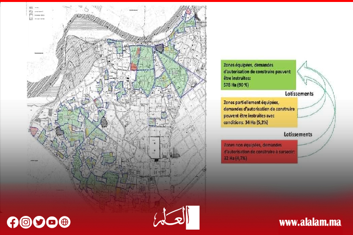 بعد صدور تصميم التهيئة لجماعة أيت ملول لأول مرة.. هذه مساحة مناطق إعادة الهيكلة فيها بعد صدور تصميم التهيئة لجماعة أيت ملول لأول مرة.. هذه مساحة مناطق إعادة الهيكلة فيها