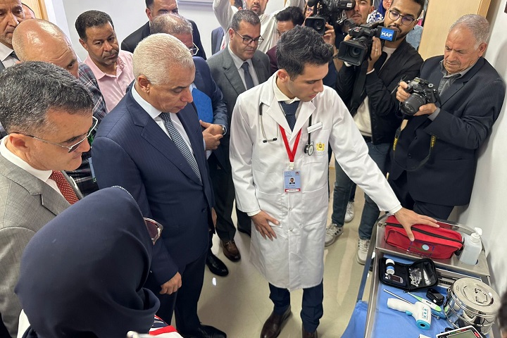 أيت طالب يعطي انطلاقة خدمات 43 مركزا صحيا حضريا وقرويا بجهة الشرق أيت طالب يعطي انطلاقة خدمات 43 مركزا صحيا حضريا وقرويا بجهة الشرق