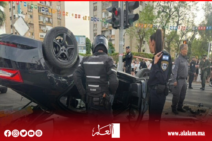 تعرض الوزير الإسرائيلي المتطرف إيتمار بن غفير لحادث أدى لانقلاب سيارته